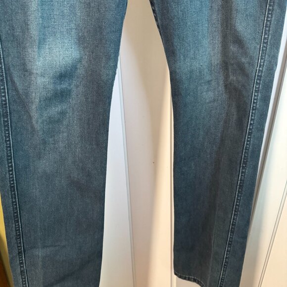QUIKSILVER JEANS SIZE 32 SLIM TAPERED LEG 100% COTTON - Picture 2 of 4